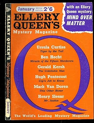 Seller image for Ellery Queen's Mystery Magazine [British Edition] No. 120 January 1963. for sale by Little Stour Books PBFA Member
