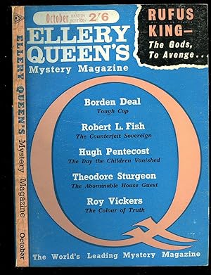 Image du vendeur pour Ellery Queen's Mystery Magazine [British Edition] No. 129 October 1963. mis en vente par Little Stour Books PBFA Member