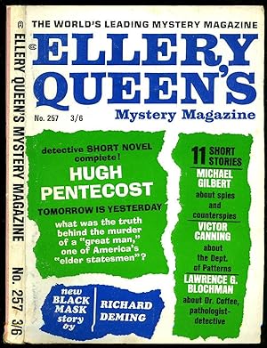 Immagine del venditore per Ellery Queen's Mystery Magazine Issue No. 257 April 1965. venduto da Little Stour Books PBFA Member