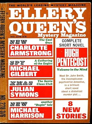 Bild des Verkufers fr Ellery Queen's Mystery Magazine Issue No. 278 January 1967. zum Verkauf von Little Stour Books PBFA Member