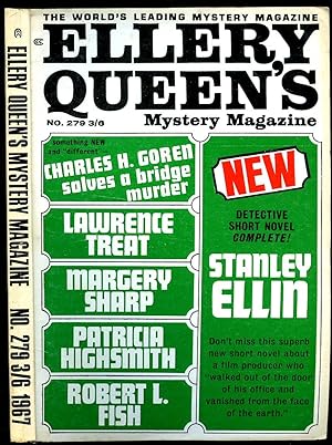Image du vendeur pour Ellery Queen's Mystery Magazine Issue No. 279 February 1967. mis en vente par Little Stour Books PBFA Member