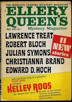 Immagine del venditore per Ellery Queen's Mystery Magazine Issue No. 297 August 1968. venduto da Little Stour Books PBFA Member