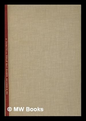 Image du vendeur pour Let Every Sluice of Knowledge be Open'd and Set a Flowing"; a Tribute to Philip May Hamer on the Completion of Ten Years As Executive Director the National Historical Publications Commission, by a Few of the Many Who Have Benefited from His Labors mis en vente par MW Books Ltd.