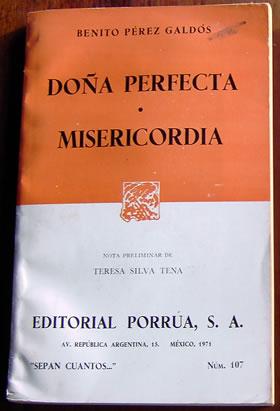 Imagen del vendedor de Dona Perfecta y Misericordia a la venta por Rainy Day Paperback