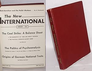 Imagen del vendedor de The New International; a monthly organ of revolutionary Marxism. Volume 13, 1947 a la venta por Bolerium Books Inc.