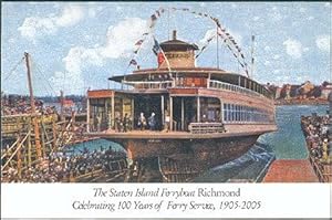 Staten Island Ferry centennial souvenir card