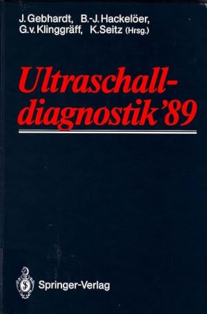 Seller image for Ultraschalldiagnostik '89: Drei-Lnder-Treffen Hamburg for sale by Andreas Schller