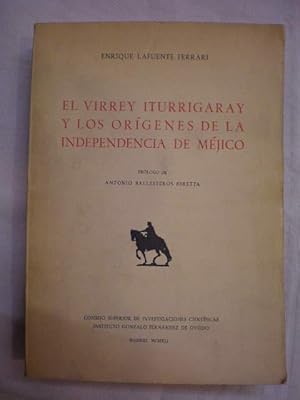 Imagen del vendedor de El Virrey Iturrigaray y los orgenes de la independencia de Mjico a la venta por Librera Antonio Azorn