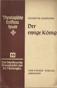 Seller image for Der ewige Knig. Festpredigten. for sale by Antiquariat Axel Kurta