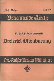 Seller image for Dreierlei Offenbarung. for sale by Antiquariat Axel Kurta