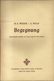 Bild des Verkufers fr Begegnung. Theologische Aufstze zur Frage nach der Una Sancta. zum Verkauf von Antiquariat Axel Kurta