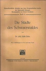Seller image for Die Stdte des Schwarzwaldes. for sale by Antiquariat Axel Kurta