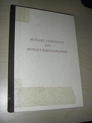 Image du vendeur pour Mozart-Bibliographie (bis 1970) mis en vente par Versandantiquariat Rainer Kocherscheidt