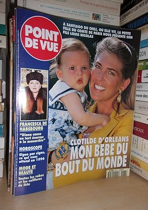 Image du vendeur pour Point De Vue N 2473 - Dcembre1996 : Clotilde D'Orlans, Mon Bb Du Bout Du Monde mis en vente par Planet's books