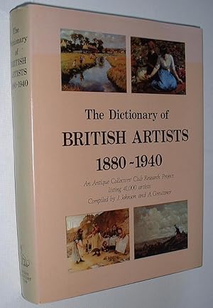 Seller image for The Dictionary of British Artists 1880-1940 for sale by Pauline Harries Books