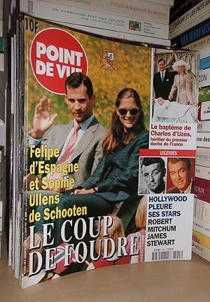 Image du vendeur pour Point De Vue N 2555 : Felipe d'Espagne et Sophie Ullens De Schooten - Le Coup De Foudre mis en vente par Planet's books