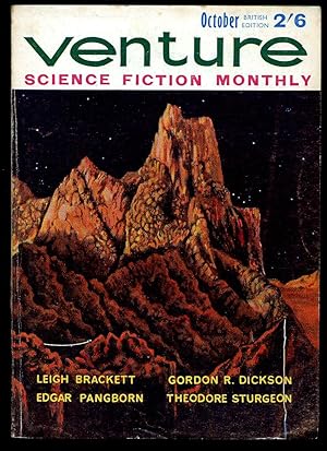 Seller image for Venture Science Fiction Monthly [British Edition] Issue No. 2 October 1963. for sale by Little Stour Books PBFA Member