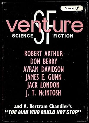 Image du vendeur pour Venture Science Fiction Monthly [British Edition] Issue No. 14 October 1964. mis en vente par Little Stour Books PBFA Member