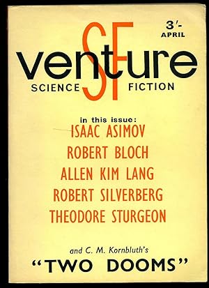Image du vendeur pour Venture Science Fiction Monthly [British Edition] Issue No. 20 April 1965. mis en vente par Little Stour Books PBFA Member