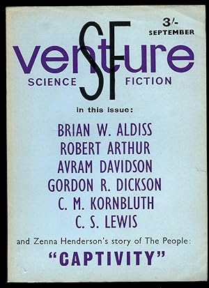 Image du vendeur pour Venture Science Fiction Monthly [British Edition] Issue No. 25 September 1965. mis en vente par Little Stour Books PBFA Member
