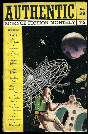 Bild des Verkufers fr Authentic Science Fiction Monthly No. 38 October 1953. zum Verkauf von Little Stour Books PBFA Member