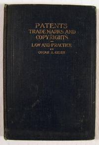 Image du vendeur pour Patents, Trademarks and Copyrights: Law and Practice mis en vente par Resource Books, LLC