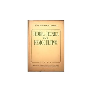 Imagen del vendedor de Teora y tcnica del Hemocultivo a la venta por Librera Salamb