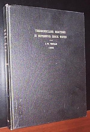 Seller image for Thermonuclear Reactions in Supernova Shock Waves for sale by Virtual Books