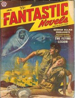 Bild des Verkufers fr FANTASTIC NOVELS: January, Jan. 1950 ("The Flying Legion") zum Verkauf von Books from the Crypt