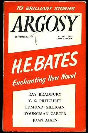 Imagen del vendedor de Argosy | The Short Story Magazine of Complete Stories | Volume XXI Number 9 | September, 1960 | H. E. Bates 'The Day of the Tortoise'; V. S. Pritchett 'Stage Fall'; Joan Aiken 'Honeymaroon'; Edmund Gilligan 'Sea Bride'; Youngman Carter 'Dead Ringer'; Ray Bradbury 'Drummer Boy of Shiloh'. a la venta por Little Stour Books PBFA Member