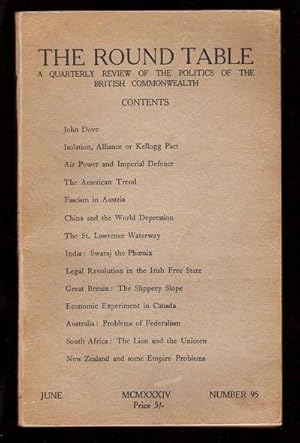 The Round Table/A Quarterly Review of the Politics of the British Commonwealth/June 1934/Number 95