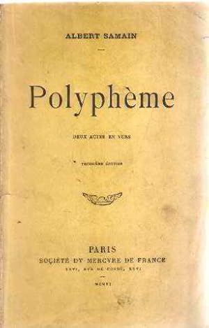 Image du vendeur pour Polyphme mis en vente par librairie philippe arnaiz