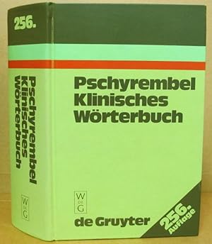 Bild des Verkufers fr Pschyrembel Klinisches Wrterbuch. mit klinischen Syndromen und Nomina Anatomica. zum Verkauf von Nicoline Thieme