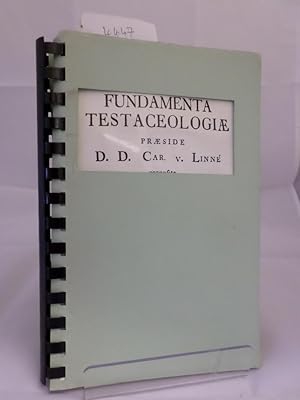 Fundamenta Testaceologiae (Facsimile)