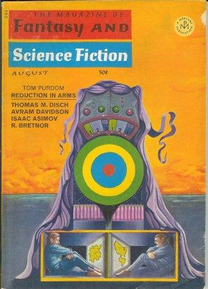 Image du vendeur pour The Magazine of FANTASY AND SCIENCE FICTION (F&SF): August, Aug. 1967 mis en vente par Books from the Crypt