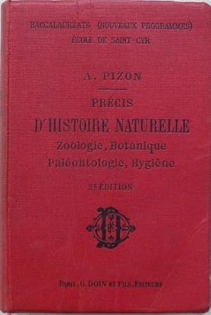 Imagen del vendedor de Prcis d'histoire naturelle. Zoologie, botanique, palontologie, hygine. a la venta por Librairie les mains dans les poches