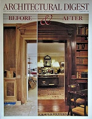 Architectural Digest -- February 1998 Before & After