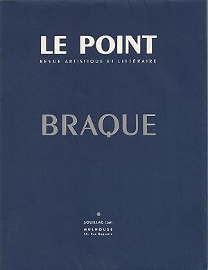 Bild des Verkufers fr BRAQUE - Le Point XLVI Octobre 1953 zum Verkauf von ART...on paper - 20th Century Art Books