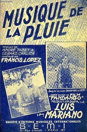 Seller image for MUSIQUE DE LA PLUIE for sale by Le-Livre