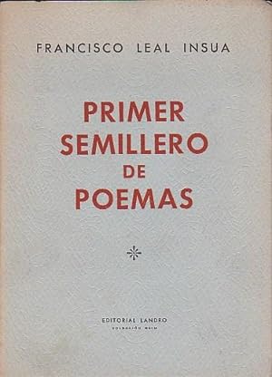 Imagen del vendedor de Primer semillero de poemas a la venta por LIBRERA GULLIVER