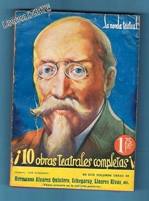 Immagine del venditore per LA NOVELA TEATRAL. N 13: El centenario; Meterse a redentor; Margarita la Tanagra; Sangre roja; La hoja de parra; El bigote rubio; Los cuatro Robinsones; La luna de la sierra; Que no lo sepa Fernanda! ; A secreto agravio, secreta venganza. venduto da Librera DANTE