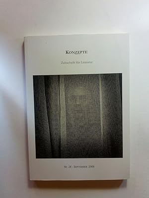 Bild des Verkufers fr Konzepte - Zeitschrift fr Literatur - Nr. 28 zum Verkauf von ANTIQUARIAT Franke BRUDDENBOOKS