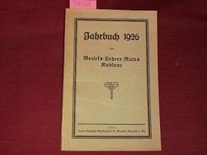Jahrbuch 1926. des Bezirks-Lehrer-Rates Koblenz