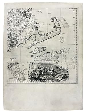 A Map of the most Inhabited part of New England containing the Provinces of Massachusets Bay and ...