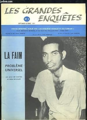 Seller image for Les Grandes Enqutes N2 : La Faim, problme universel par Josu DE CASTRO et Odile ROULLET for sale by Le-Livre