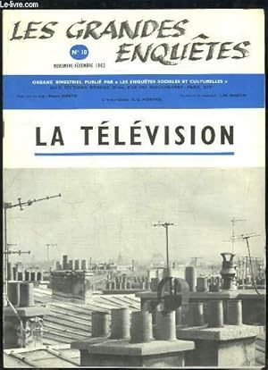 Imagen del vendedor de Les Grandes Enqutes N10 : La Tlvision a la venta por Le-Livre