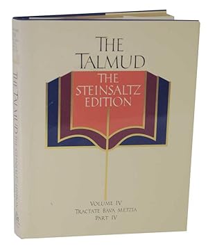 The Talmud The Steinsaltz Edition Volume IV - Tractate Bava Metzia, Part IV