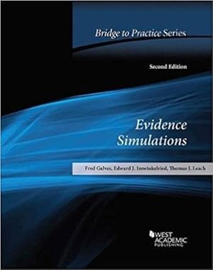 Immagine del venditore per Evidence Simulations: Bridge to Practice venduto da BarristerBooks