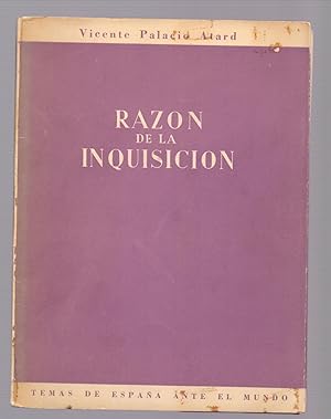 Immagine del venditore per RAZON DE LA INQUISICION venduto da Libreria 7 Soles