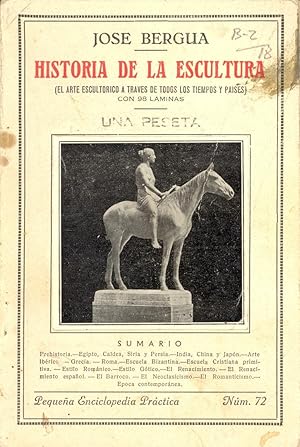 Imagen del vendedor de HISTORIA DE LA ESCULTURA (EL ARTE A TRAVES DE TODOS LOS TIEMPOS Y PAISES) a la venta por Libreria 7 Soles